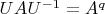 $UAU^{-1}=A^q$