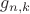 $g_{n,k}$