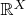$\mathbb{R}^X$