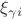 $\xi_{\gamma i}$
