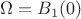 $\Omega = B_1(0)$