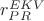 $r_{PR}^{EKV}$