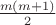 $\frac{m(m+1)}{2}$
