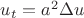 $u_t=a^2\Delta u$