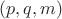 $(p,q,m)$