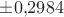 $\pm 0{,}2984$