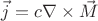 $\vec{j} = c\nabla\times\vec{M}$