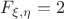 $F_{\xi, \eta} = 2$