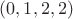 $(0,1,2,2)$
