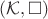 $(\mathcal K, \square)$