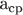 $\mbox a_\text{ср}$