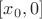 $[x_0,0]$
