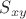 $S_{xy}$