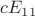 $cE_{11}$