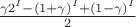 $\frac{\gamma2^{I} - (1+\gamma)^I + (1-\gamma)^I}{2}$ $\frac{\gamma2^{I} - (1+\gamma)^I + (1-\gamma)^I}{2}$