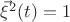 ${\vec{\xi}}^2 (t) = 1$