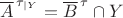 $\overline{A}^{\, \tau _{|Y}} = \overline{B}^{\, \tau }  \cap Y$