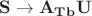 $\mathbf{S} \to \mathbf{A_{Tb}}\mathbf{U}$