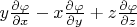 $ y\frac{\partial \varphi}{\partial x}- x\frac{\partial \varphi}{\partial y}+ z\frac{\partial \varphi}{\partial z}$