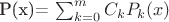 P(x)= \sum^{m}_{k=0} {C_kP_k(x)} P(x)= \sum^{m}_{k=0} {C_kP_k(x)}