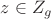 $z\in Z_g$