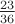 $\frac{23}{36}$