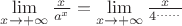 $\lim\limits_{x\to +\infty}^{}\frac{x}{a^x}=\lim\limits_{x\to +\infty}^{}\frac{x}{4^{......}}$