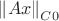 $\left\| Ax \right\|_{ C0 }$