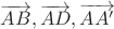 $\overrightarrow {AB},\overrightarrow {AD},\overrightarrow {AA'}$