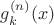 $g_k^{(n)}(x)$