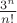 $\frac{{3}^{n}}{n!}$