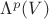 $\Lambda^p(V)$