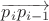 $\overrightarrow{p_ip_{i-1}}$