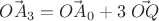 $\vec{OA_3}=\vec{OA_0}+3\;\vec{OQ}$