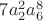 $7a_2^2a_6^8$