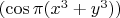 $(\cos\pi(x^3+y^3))$