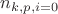 $n_{k,p,i=0}$