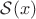 $\mathcal S(x)$