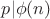 $p|\phi(n)$