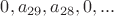 $0, a_{29},a_{28},0,...$