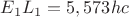 $E_1L_1=5,573hc$