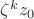 $\zeta^k z_0$