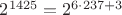 $2^{1425}=2^{6\cdot 237+3}$ $2^{1425}=2^{6\cdot 237+3}$