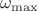 \[
{\omega _{\max } }
\]