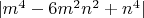 $|m^4-6m^2n^2+n^4|$