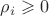 $\rho_i \geqslant 0$