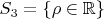 $S_3=\{\rho\in\mathbb{R}\}$