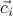 $\vec c_i$