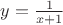 $y=\frac{1}{x+1}$