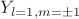 $Y_{l=1,m=\pm 1}$